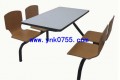 优质的连体快餐桌椅供应商惠的连体快餐桌椅供应厂家
